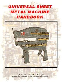 universal sheet metal machine handbook|Universal Sheet Metal Machine Handbook .